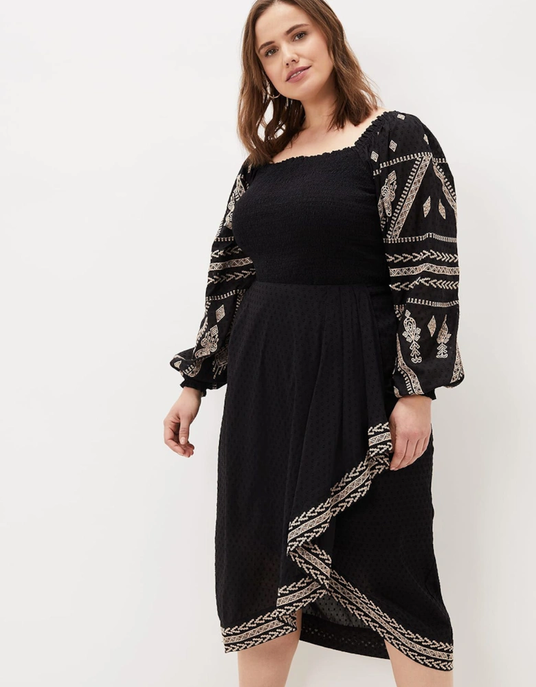 Debby Embroidered Maxi Skirt