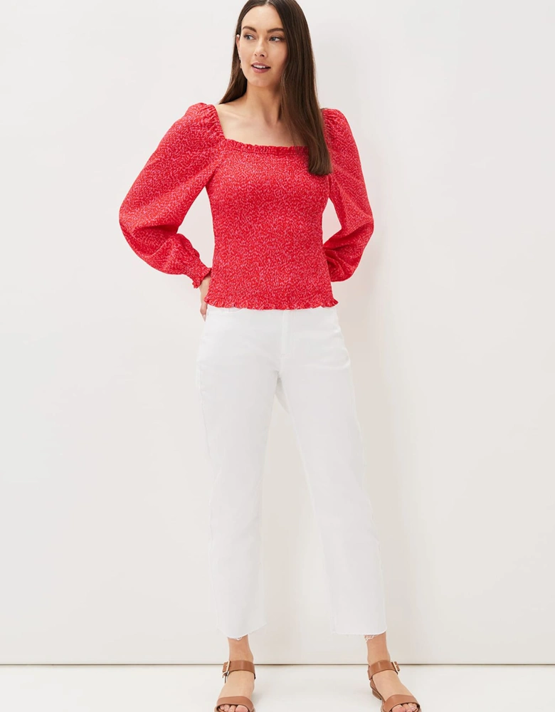 Esty Square Neck Blouse