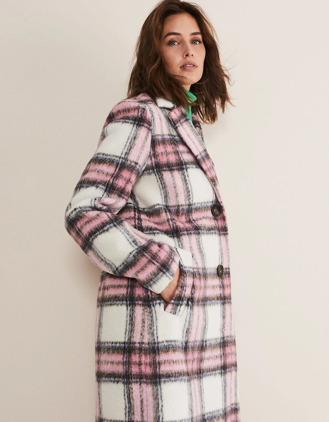 Catriona Checked Coat