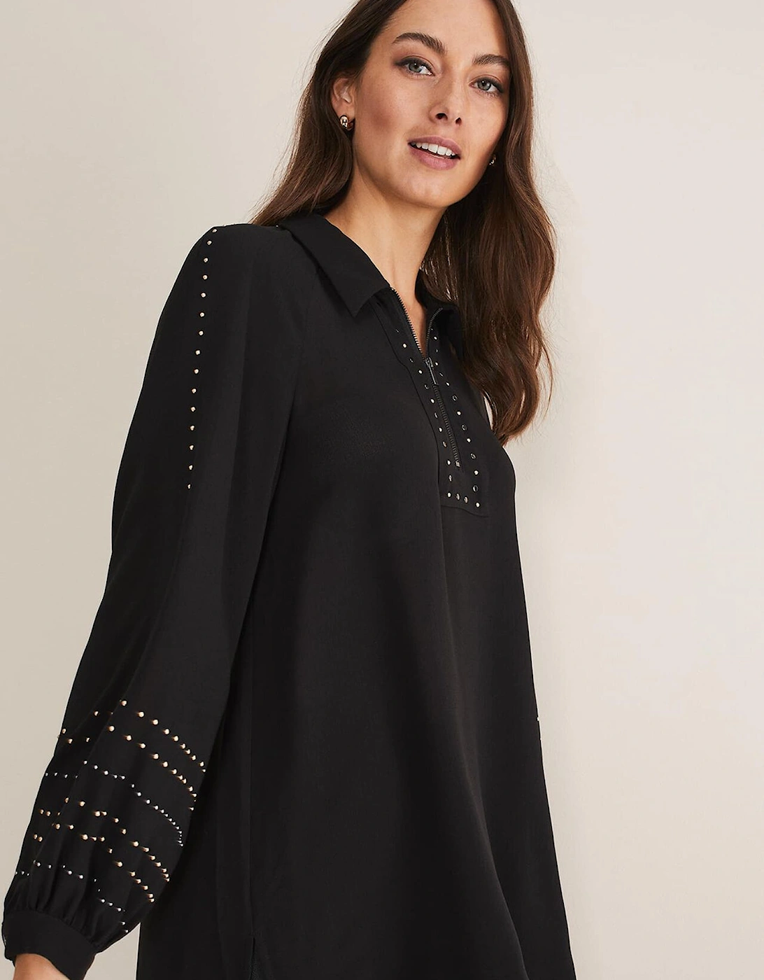 Tullulah Heatfix Sleeve Tunic Blouse