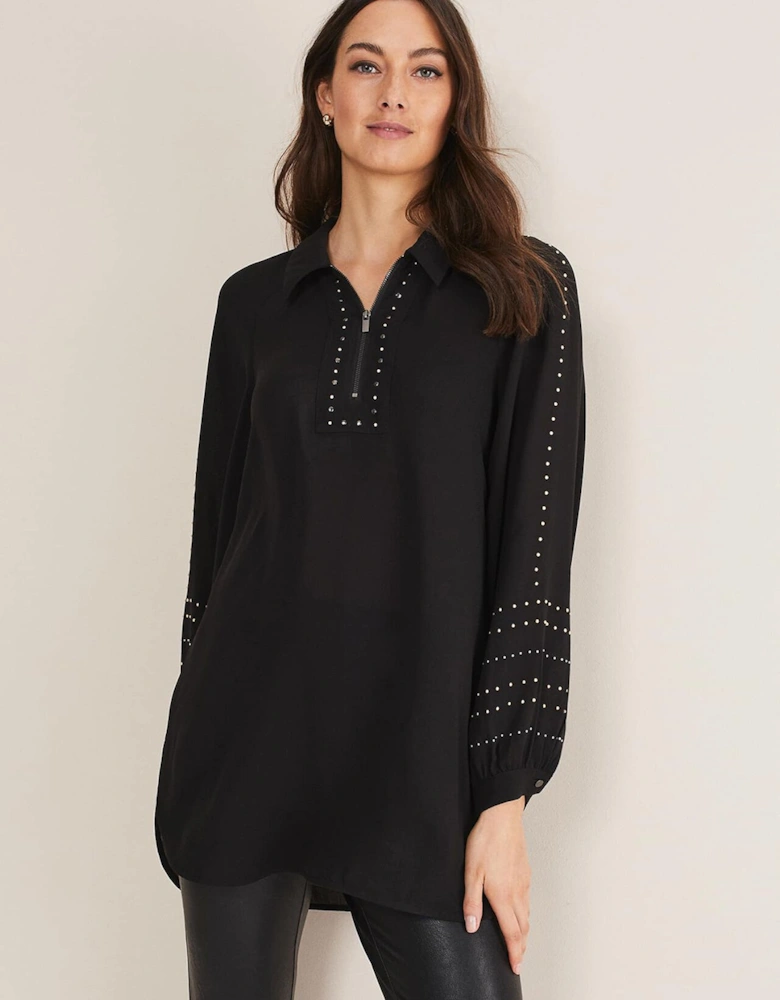 Tullulah Heatfix Sleeve Tunic Blouse