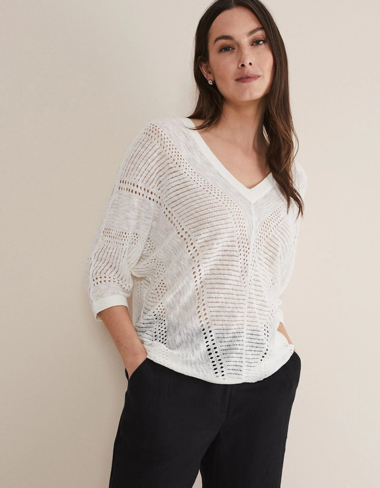 Vera Pointelle Stitch Jumper