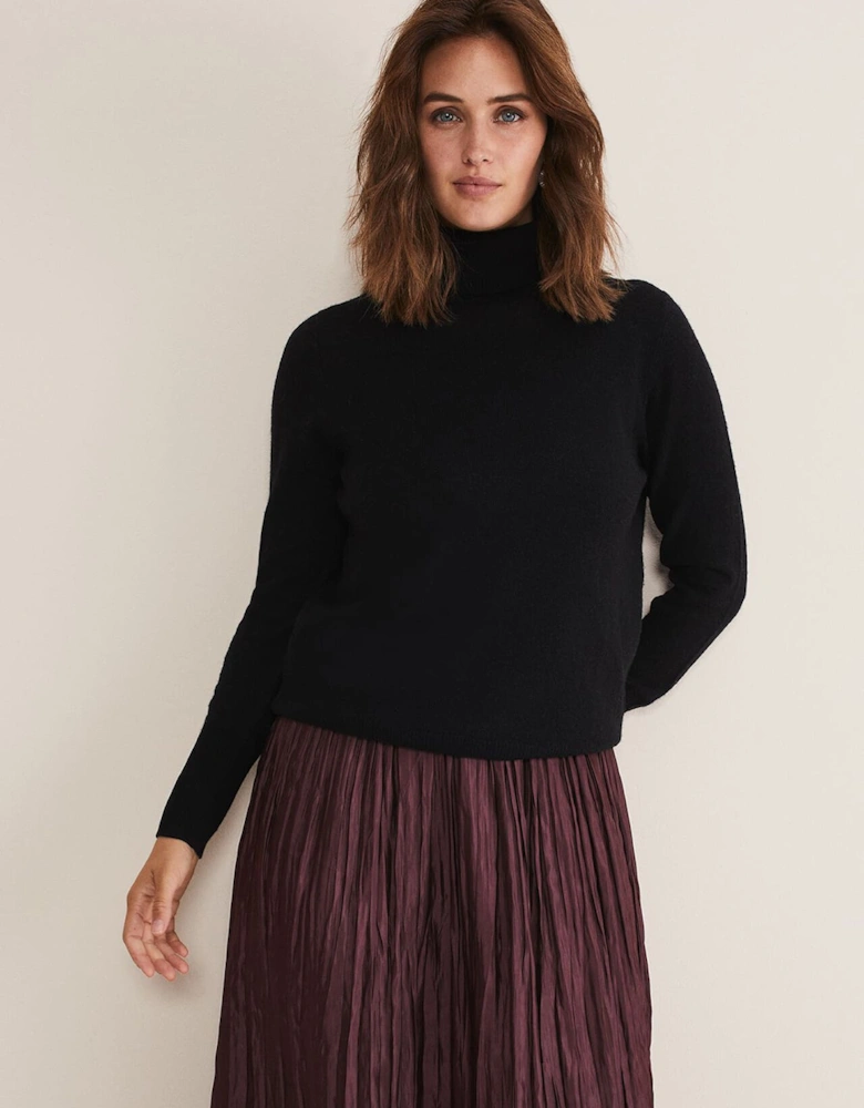 Cressida Wool Cashmere Roll Neck