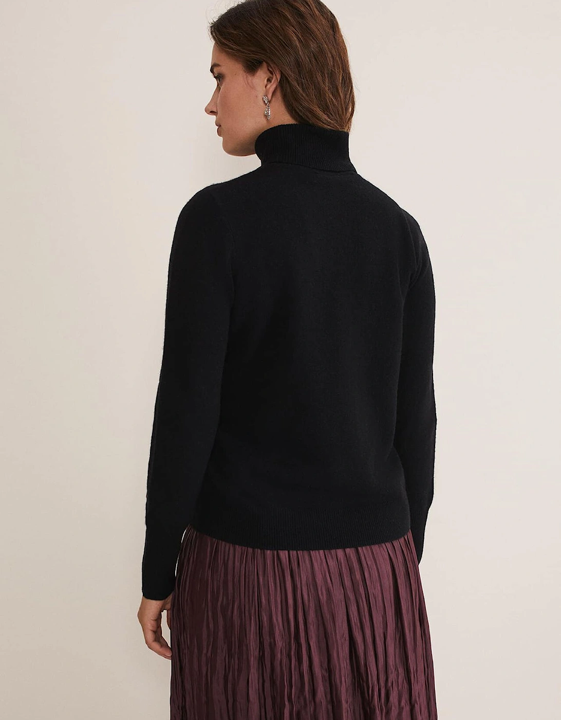 Cressida Wool Cashmere Roll Neck