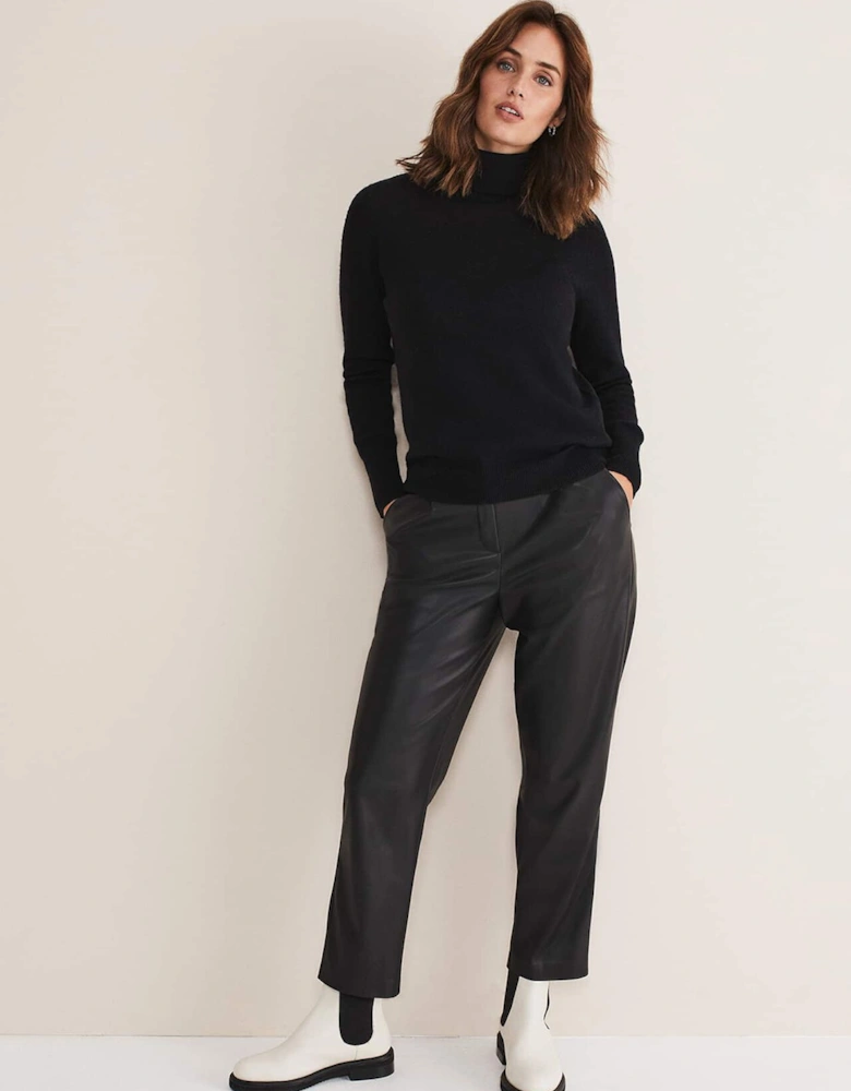 Cressida Wool Cashmere Roll Neck