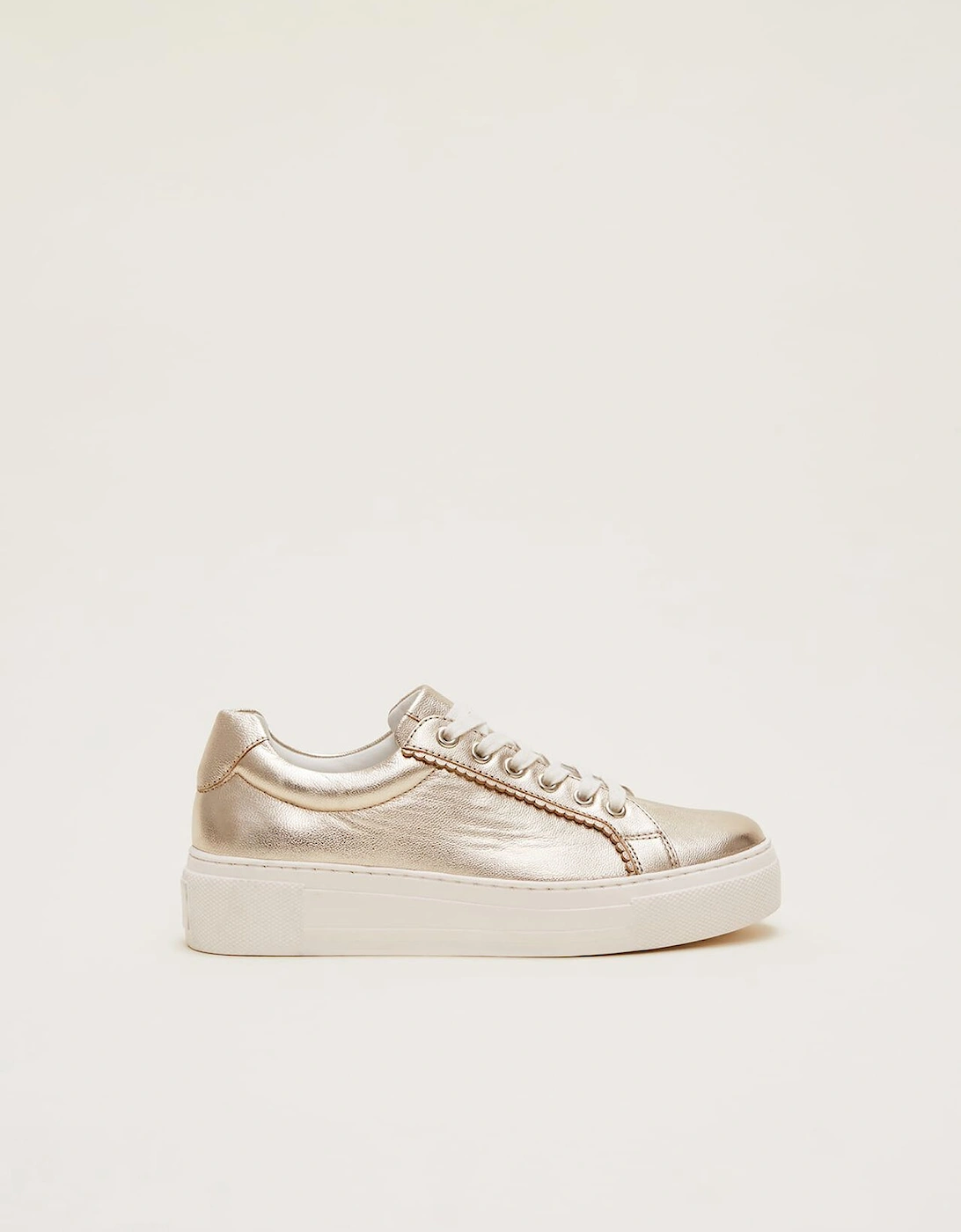 Leather Platform Trainers, 10 of 9