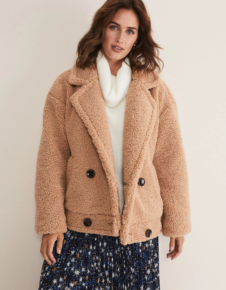 Kelsey Short Teddy Coat