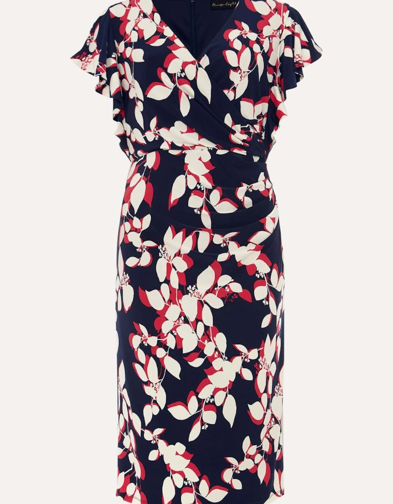 Helene Printed Jersey Dress