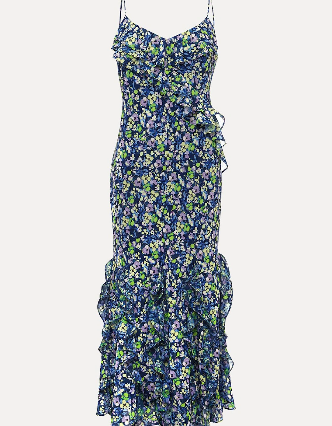 Catira Floral Ruffle Midaxi Dress