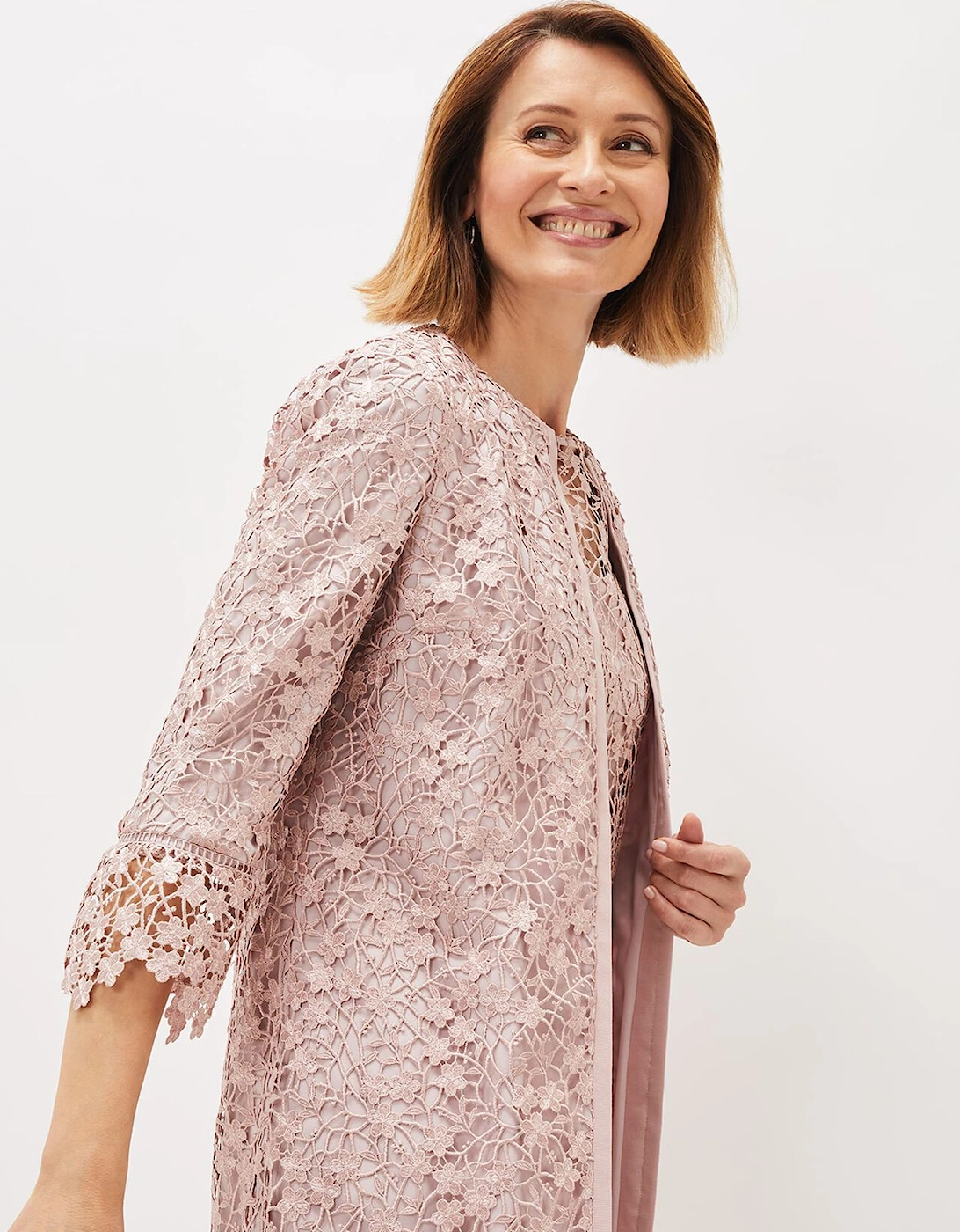 Mariposa Lace Occasion Coat