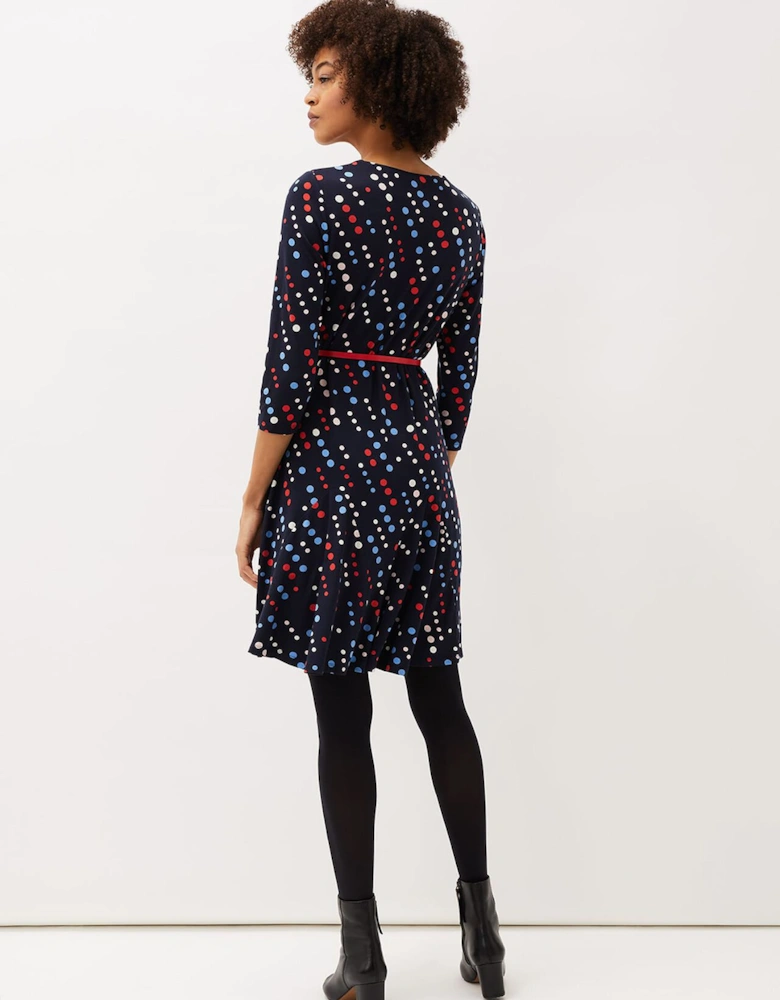 Marya Spot Jersey Dress