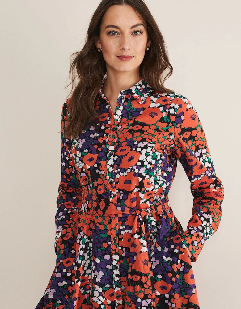 Kerri Cotton Floral Mini Dress