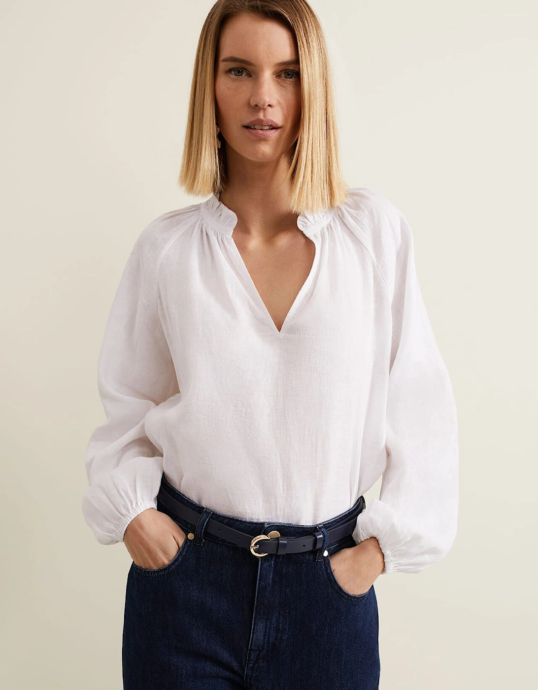 Nova Linen Blouse, 8 of 7