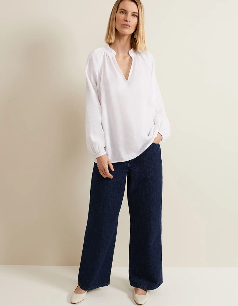 Nova Linen Blouse