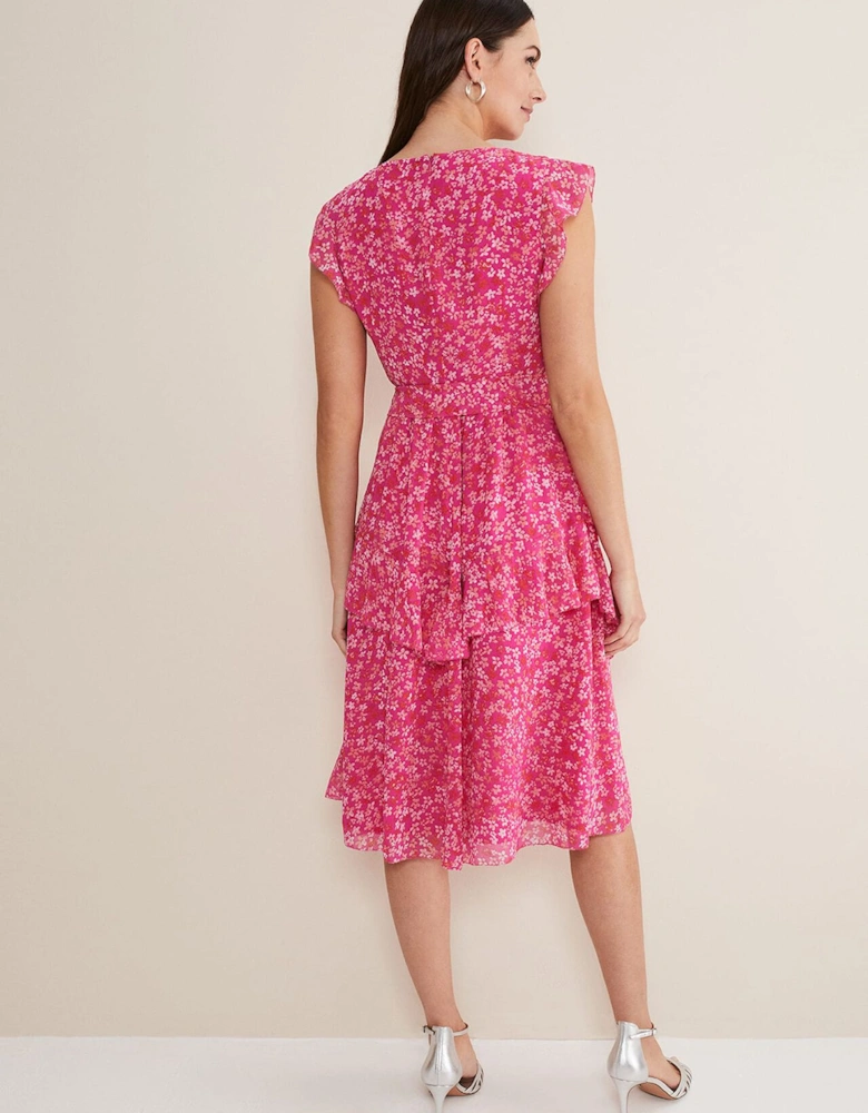 Breesha Floral Midaxi Dress