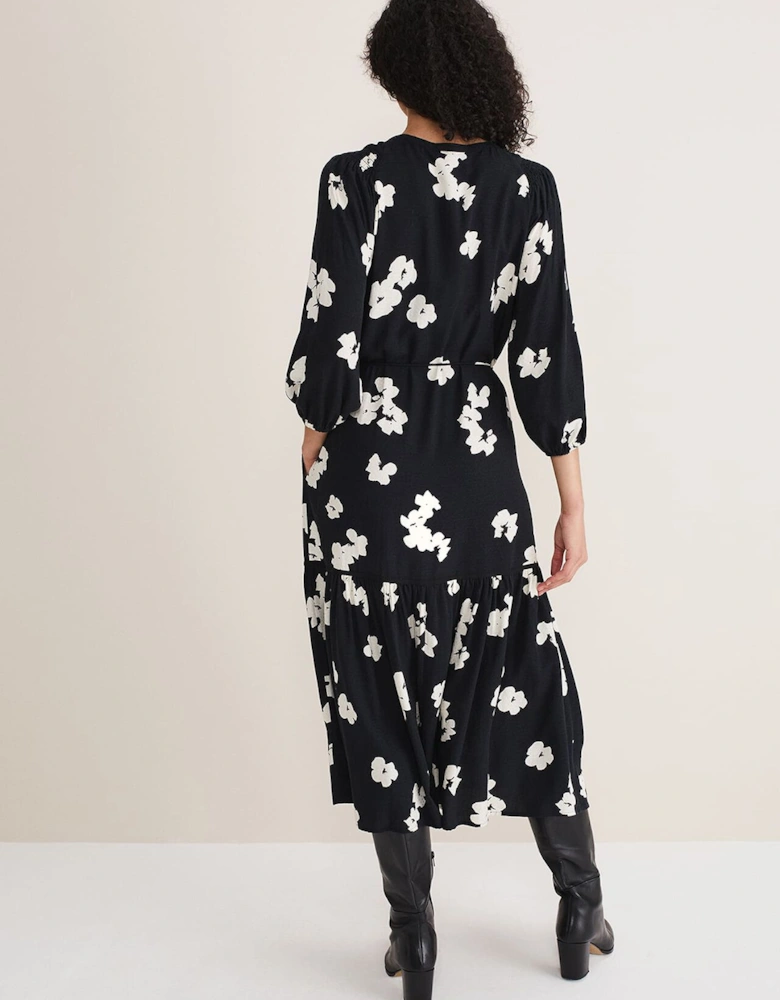 Ava Geo Print Midaxi Dress