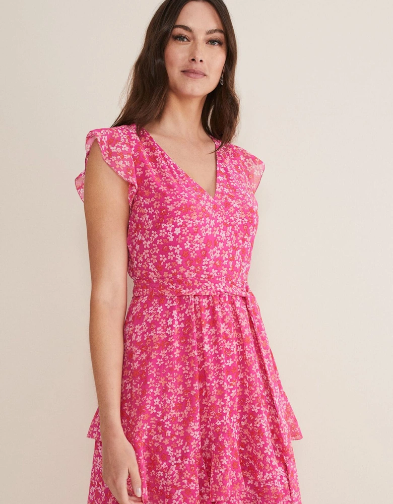 Breesha Floral Midaxi Dress