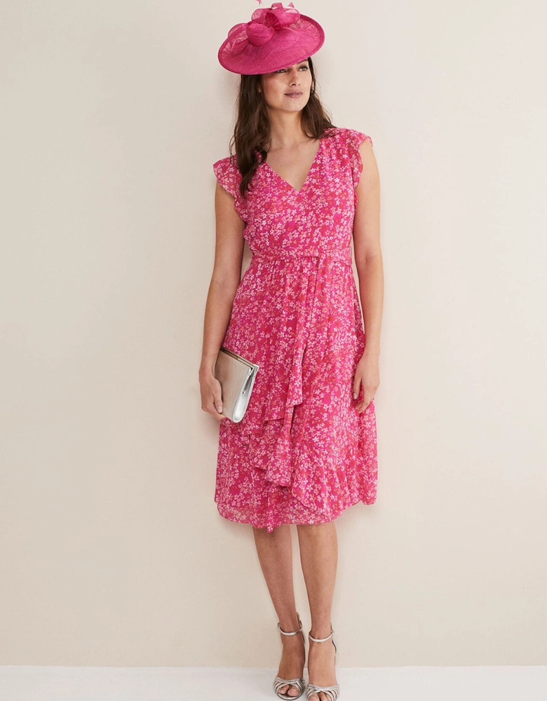 Breesha Floral Midaxi Dress