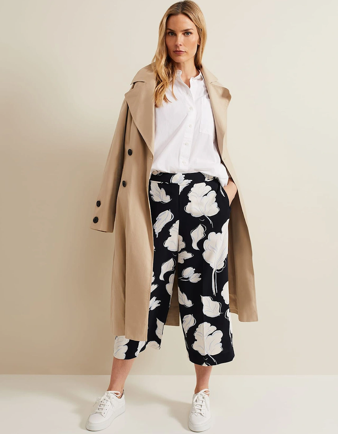 Noelle Floral Print Culotte