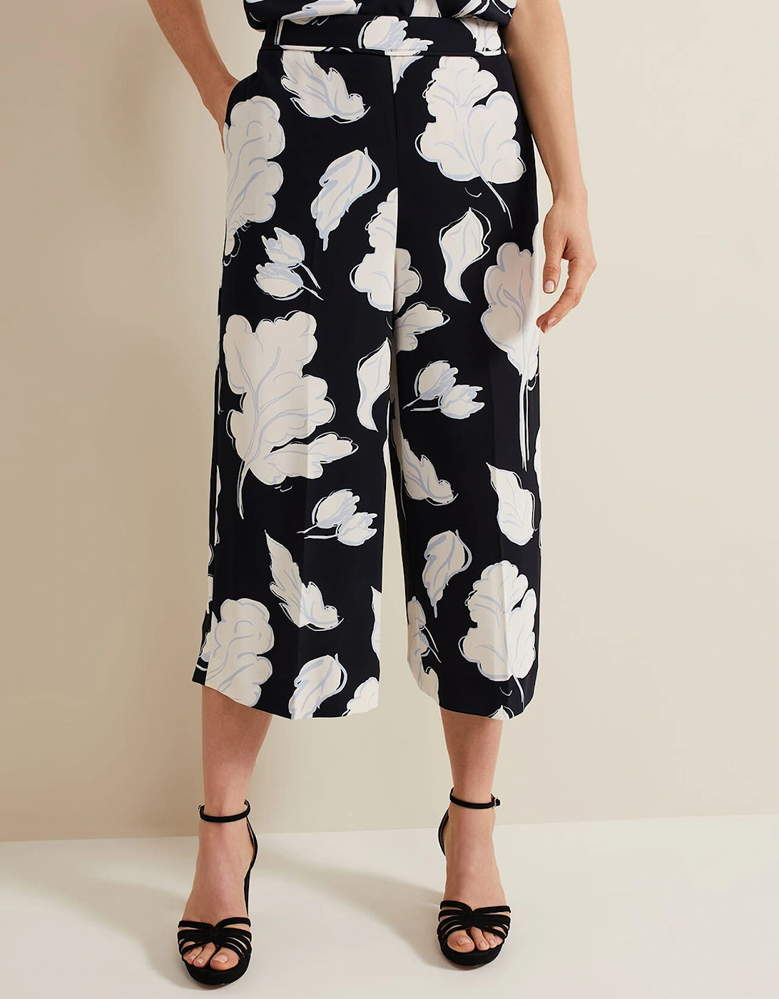 Noelle Floral Print Culotte