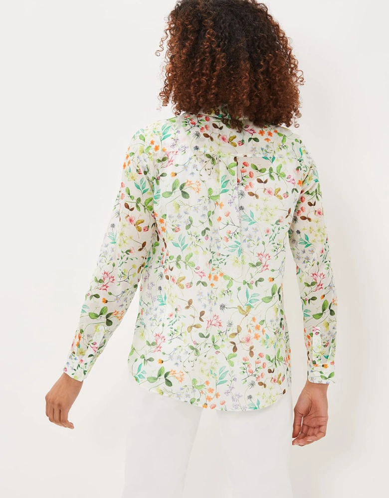 Maddelena Cotton Floral Blouse