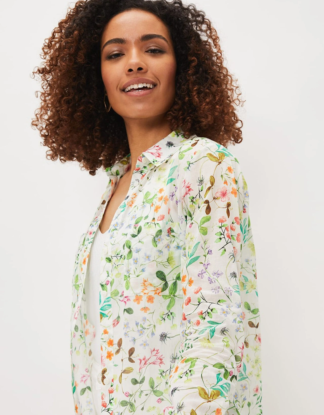 Maddelena Cotton Floral Blouse