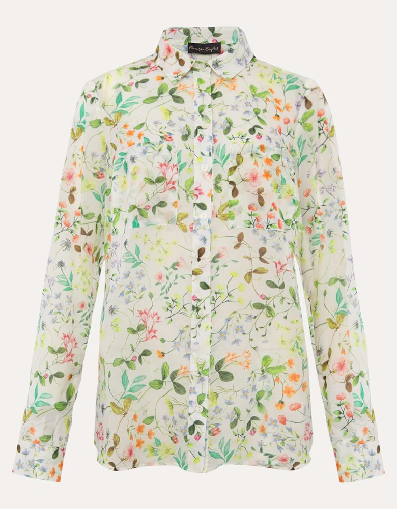 Maddelena Cotton Floral Blouse