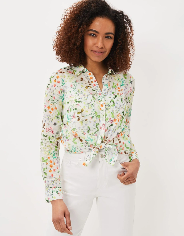 Maddelena Cotton Floral Blouse