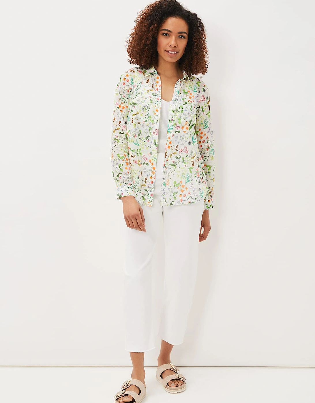 Maddelena Cotton Floral Blouse