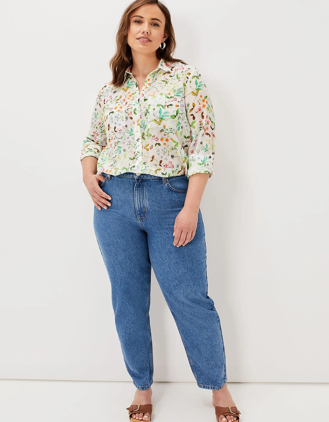 Maddelena Cotton Floral Blouse