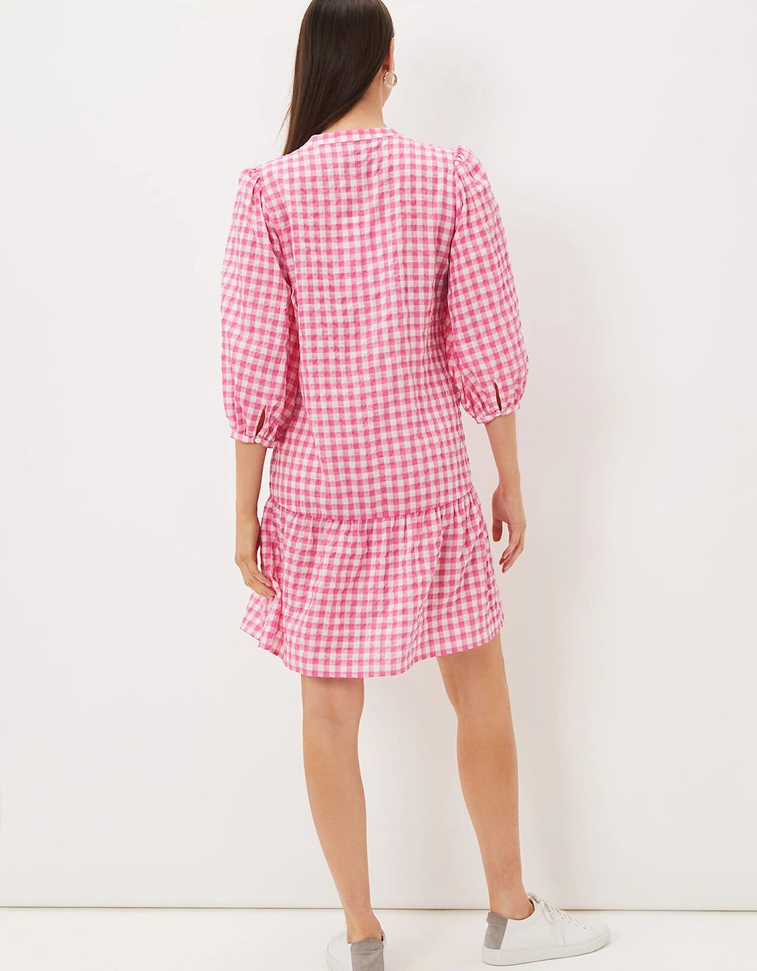 Oona Gingham Swing Dress