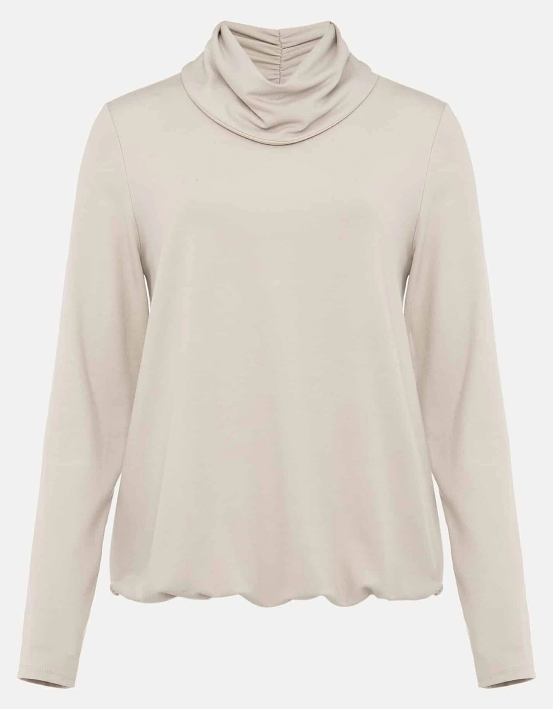 Elia Cowl Neck Blouson Top