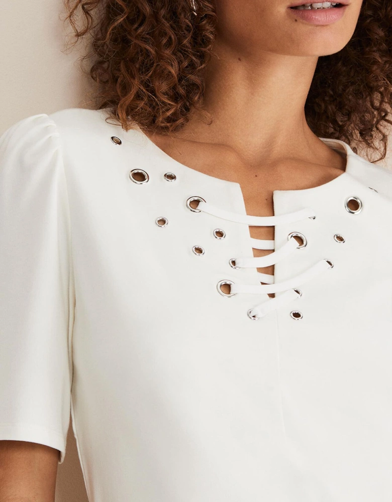 Kailee Eyelet Top