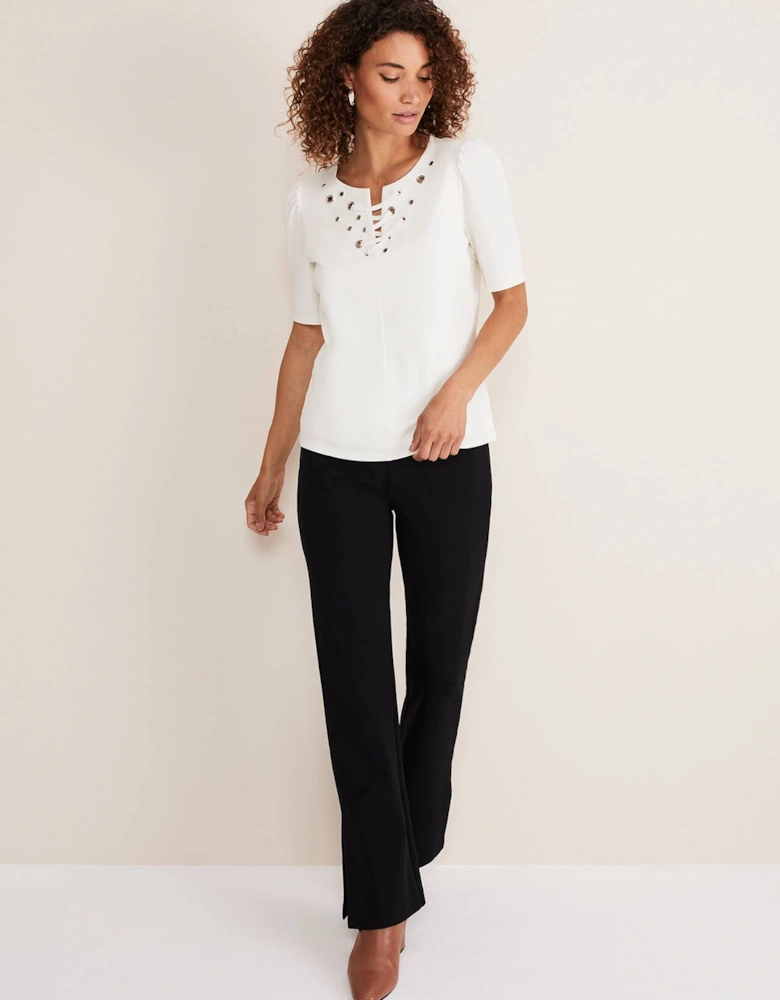 Kailee Eyelet Top