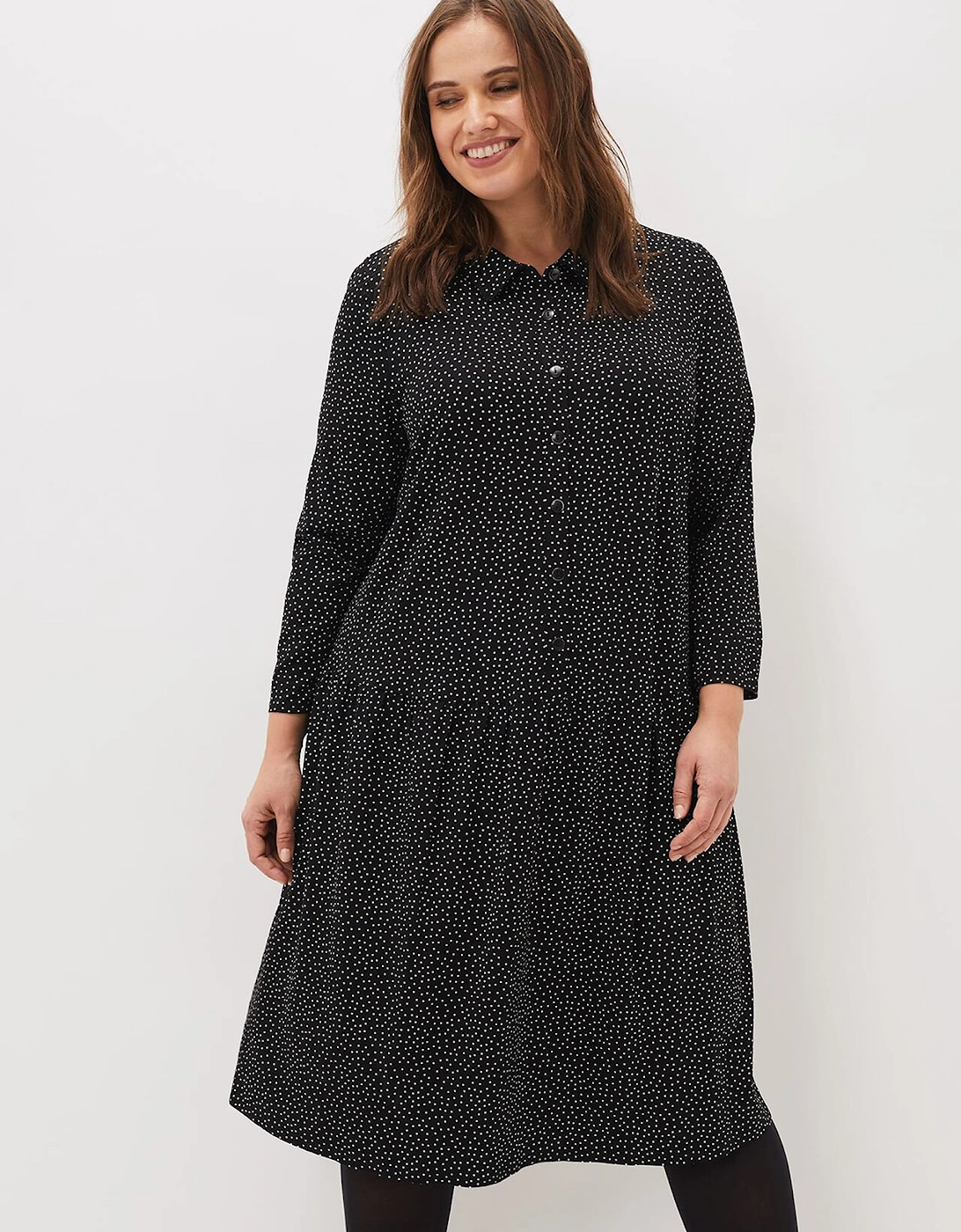 Mina Spot Jersey Dress, 7 of 6