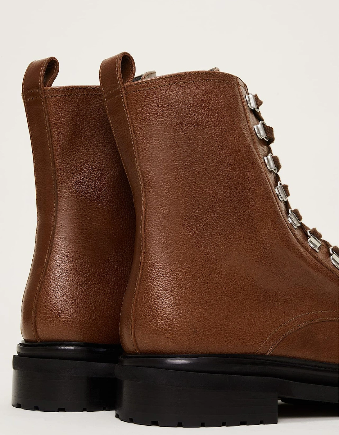 Meladie Leather Lace Up Boot