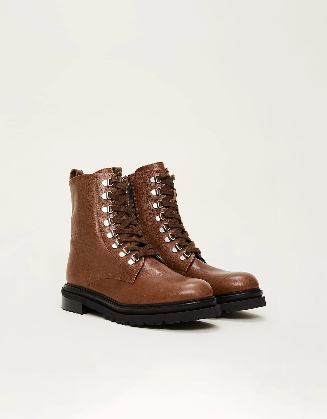 Meladie Leather Lace Up Boot