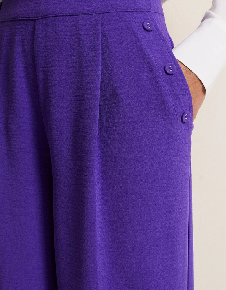 Azylnn Purple Wide Leg Trousers