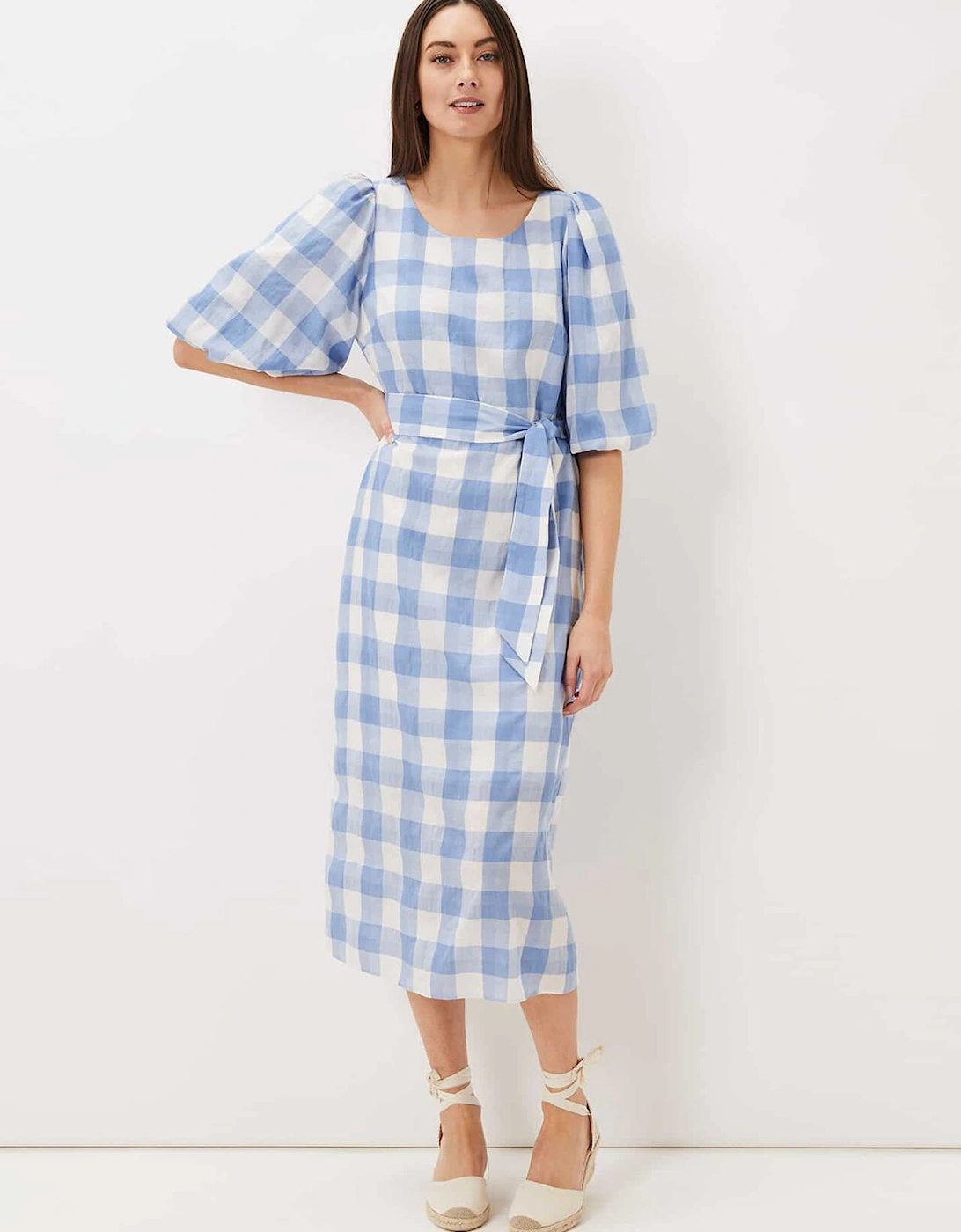 Alina Check Midi Dress, 7 of 6