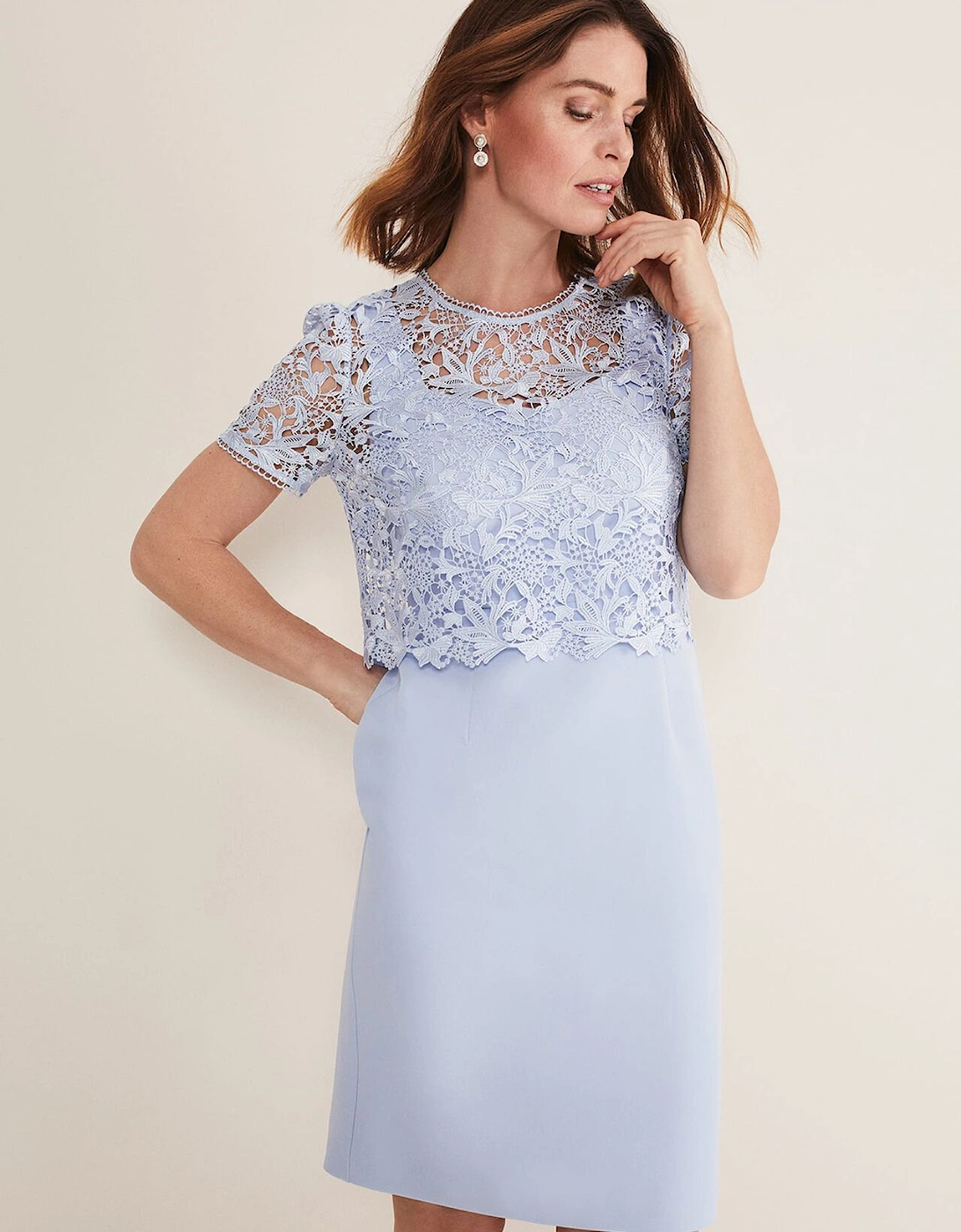 Isabella Lace Midi Dress