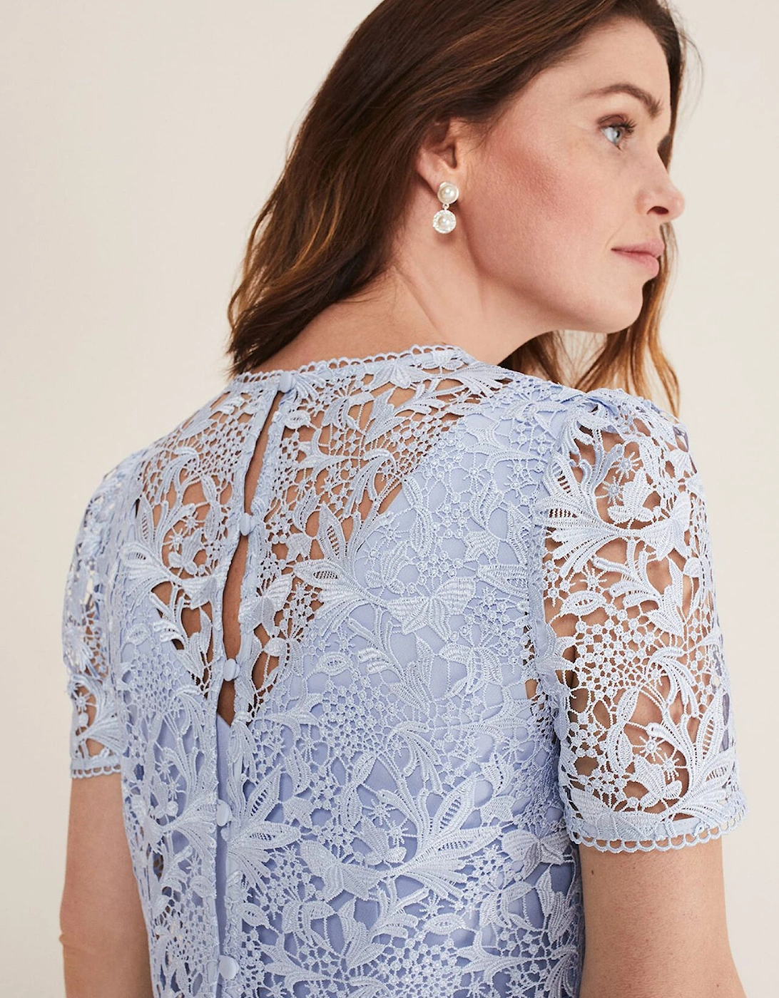 Isabella Lace Midi Dress