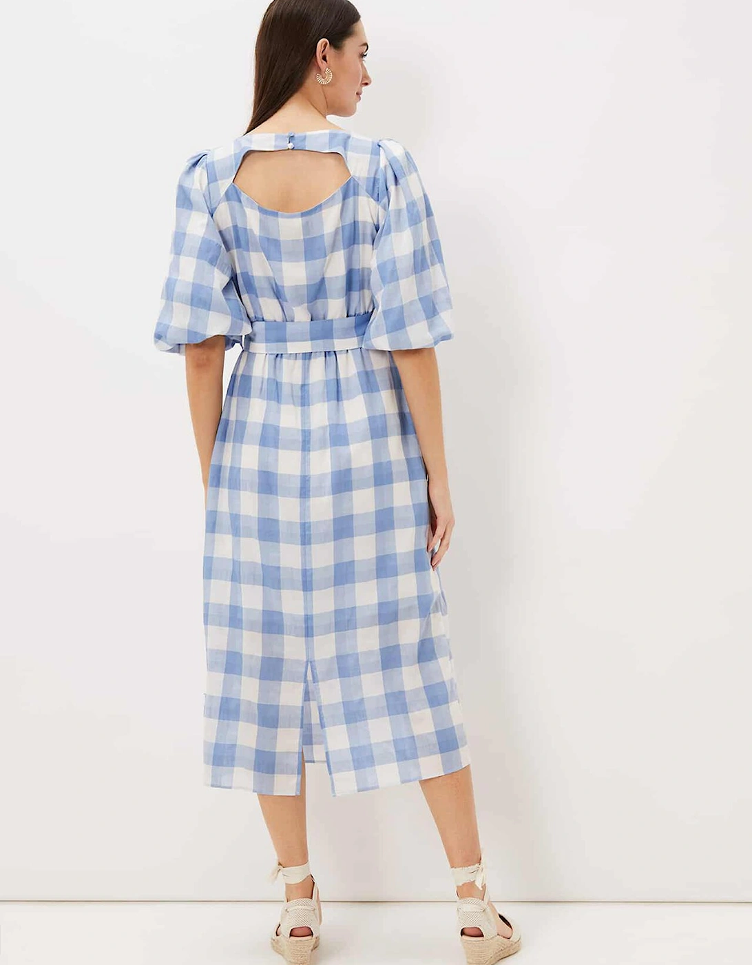 Alina Check Midi Dress