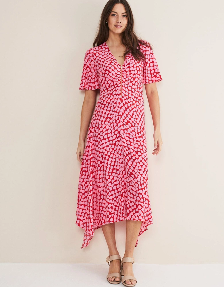 Darcie Heart Midi Dress