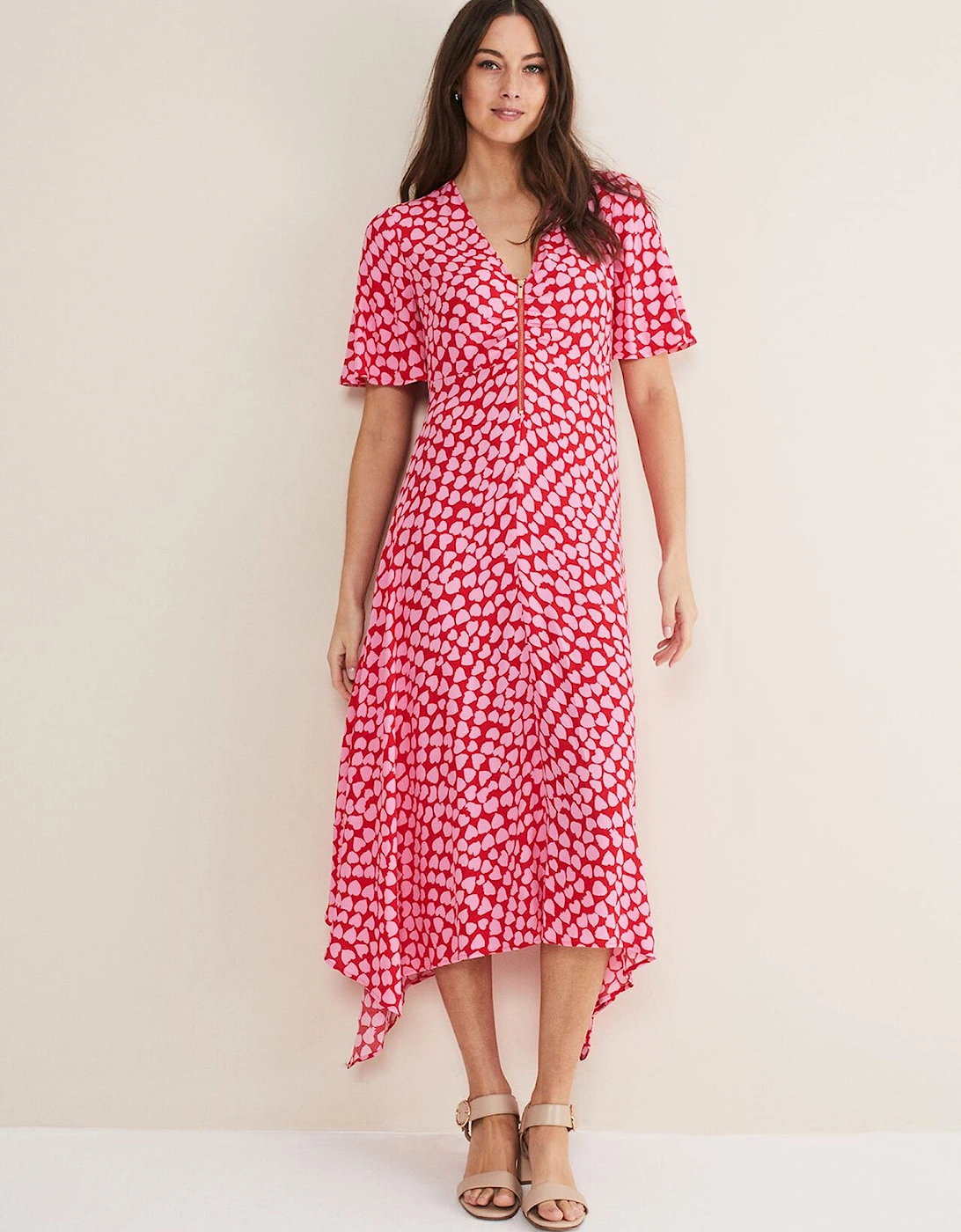 Darcie Heart Midi Dress, 8 of 7