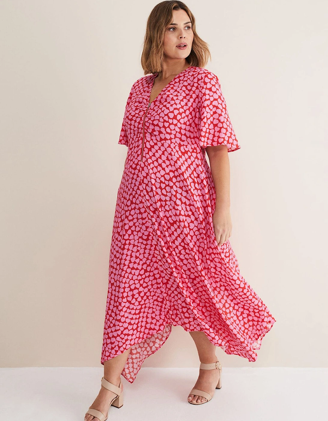 Darcie Heart Midi Dress