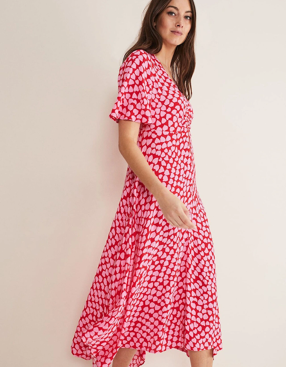 Darcie Heart Midi Dress