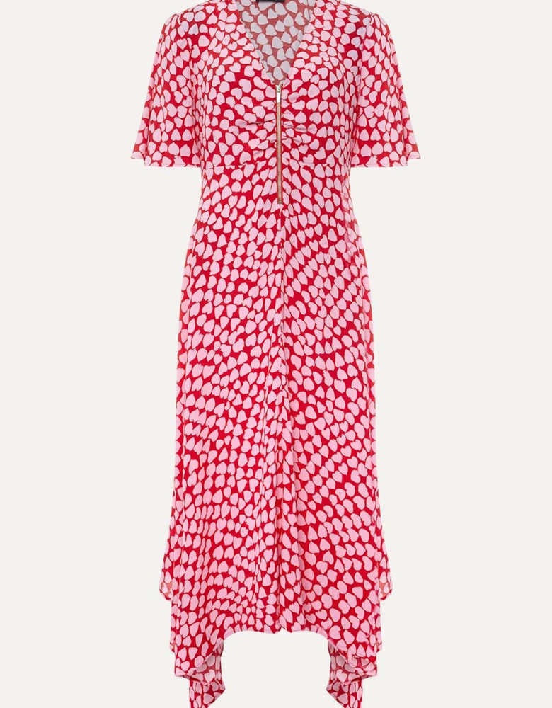 Darcie Heart Midi Dress