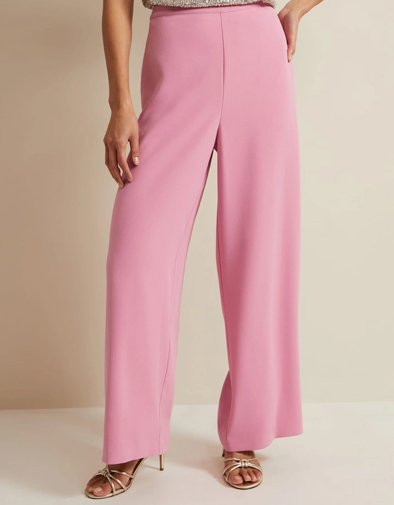 Elandra Pink Wide Leg Trouser