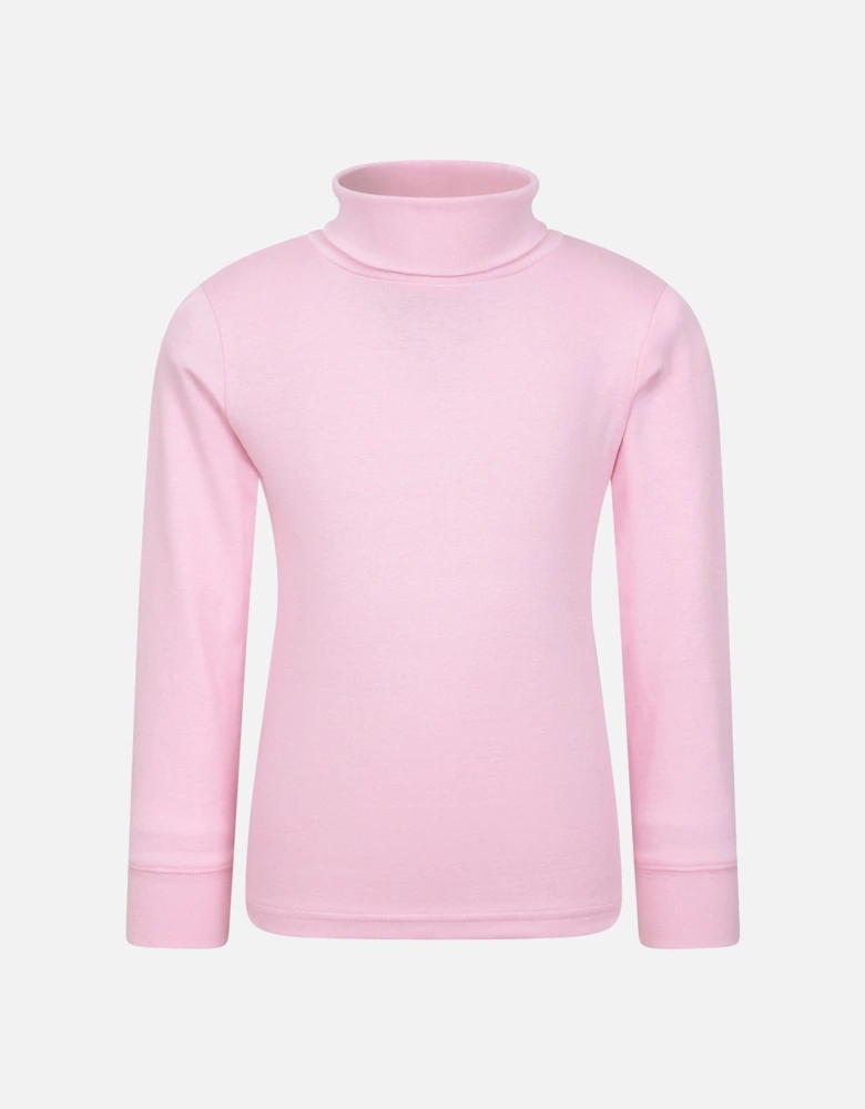 Childrens/Kids Meribel Cotton Roll Neck Top