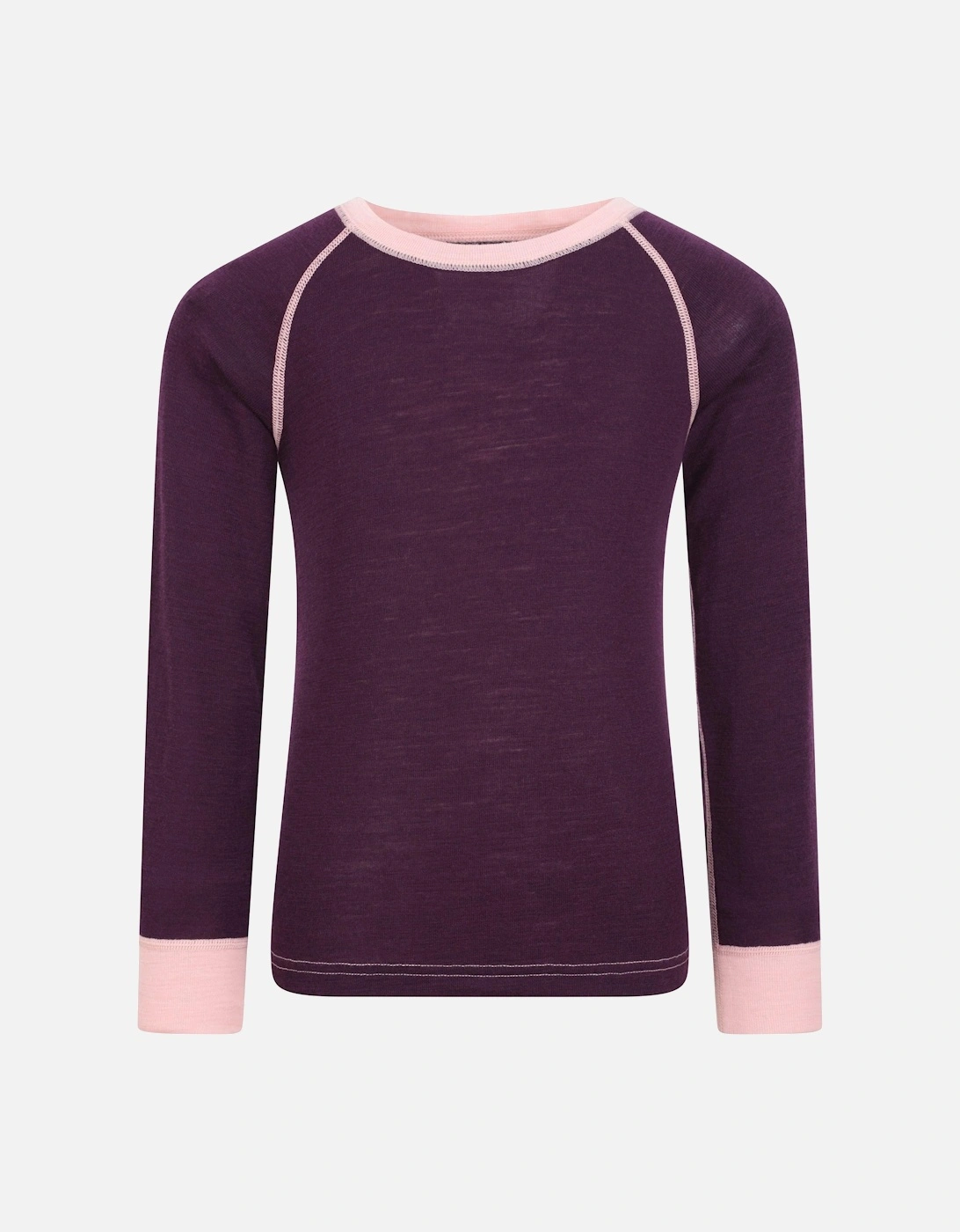 Childrens/Kids Merino II Round Neck Base Layer Top, 5 of 4